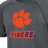 NCAA Clemson Tigers Boys' Gray Poly T-Shirt - 3 of 3