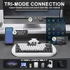 YUNZII C68 Panda Mechanical Gaming Keyboard, 68 Keys Cute Keyboard with PBT Keycaps, RGB Backlit, Hot Swappable Creamy Keyboard - 3 of 4