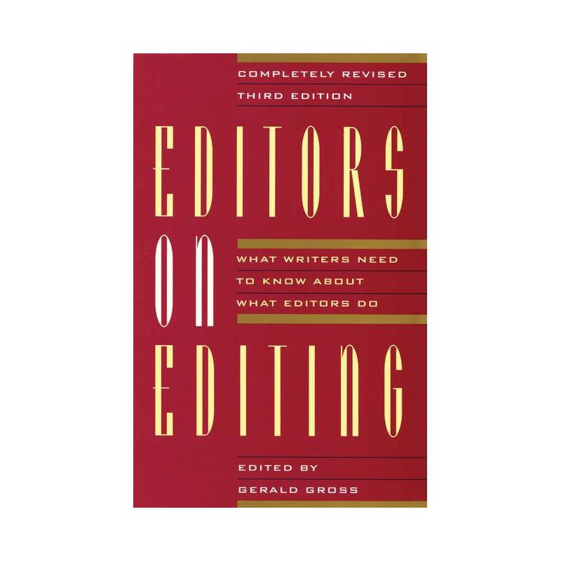 Editors on Editing - 3rd Edition by  Gerald C Gross (Paperback), 1 of 2