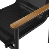Christopher Knight Home 4pc Barrister Mesh and Aluminum Outdoor Dining Chairs Black/Natural - 4 of 4