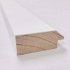 22" x 28" Non-Beveled Blanco White Wood Wall Mirror - Amanti Art: Modern Rectangular Decor, Includes Mounting Hardware - 2 of 4