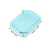 Unique Bargains Silicone Soap Dish Keep Soap Dry Soap Cleaning Storage for Home Bathroom Kitchen 2 Pcs - 4 of 4