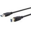 Monoprice USB 3.0 Cable - 1.5 Feet - Black | USB Type-A Male to USB Type-B Male, compatible with Brother, HP, Canon, Lexmark, Epson, Dell, Xerox, - 2 of 4
