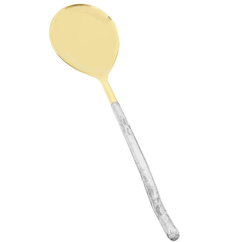 Classic Touch Set of 2 Gold Serving Spoons, 3 of 4