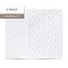 Ely & Co Lenzuolo Impermeabile Per Pack 'n Play E Mini Culla | 100% Cotone Con Rivestimento TPU | Unisex Grigio