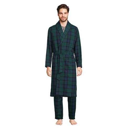 Lands' End Women's Long Sleeve Flannel Nightgown - X Large - Evergreen  Blackwatch Plaid : Target