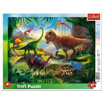 Melissa & Doug Dinosaurs Kids' Wooden Puzzle Set in a Storage Box - 4pk