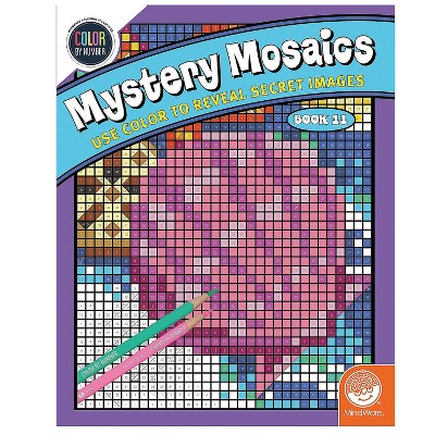 MindWare Color By Number Mystery Mosaics: Book 11 - Coloring Books