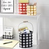 The Lakeside Collection Decorative Metal Buckets with Carrying Handles - Set of 3 - 3 of 4