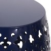 CAVINAS Outdoor Round Coffee Table, Element Design Outdoor Coffee Table, Small Outdoor Coffee Table for Patio, Garden - 2 of 4