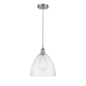 Edison Dome - 1 Light Cord Hung Mini Pendant In Industrial Style-13.75 Inches Tall and 12 Inches Wide - 1 of 1