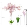YIYIBYUS Artificial Cherry Blossom Tree Arch Pink Fake Flower Trees for Office Bedroom Party DIY Decor Wedding Indoor and Outdoor - 4 of 4