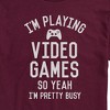 Men's - Instant Message - I'm Playing Video Games Short Sleeve Graphic T-Shirt - 2 of 4