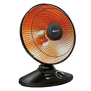 BEYOND HEAT Oscillating Radiant Dish Heater, 1000W Space Heater with Adjustable Tilt and Overheat Protection, Radiant Heaters for Indoor Use - 1 of 4