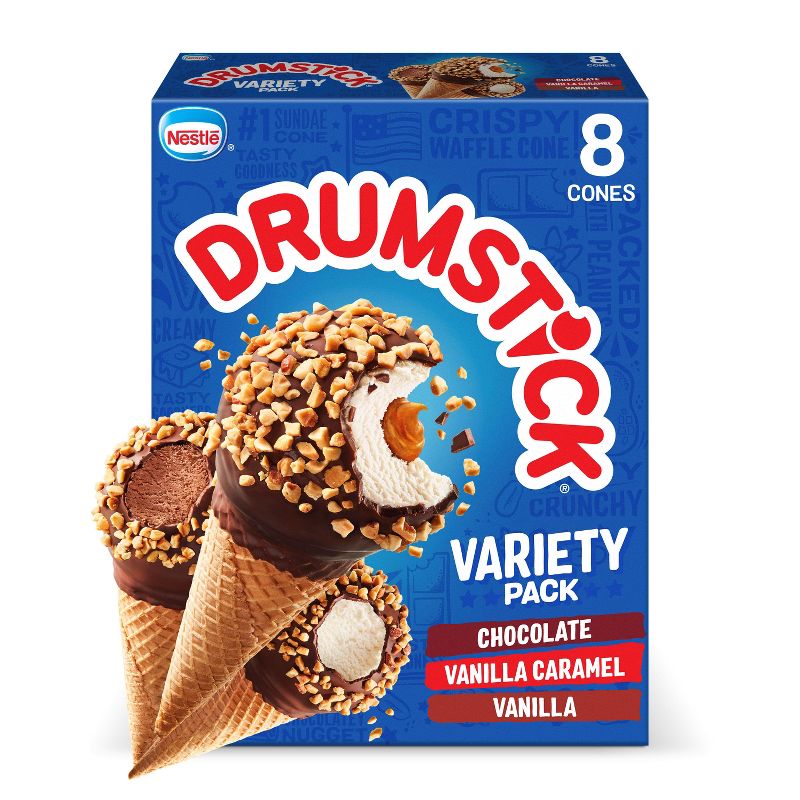 Nestle Drumstick Variety Ice Cream Cones - 8ct, 1 of 16