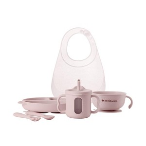 Bc Babycare Silicone Baby Feeding Set 6pcs Toddler Dishes Set - 1 of 4