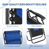 Yaheetech 2pcs 26in Padded Outdoor Zero Gravity Chair - 4 of 4