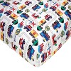 Everything Kids Choo Choo Train, Railroad, Navy, Yellow, Orange and Grey 4 Piece Toddler Bed Set - 3 of 4