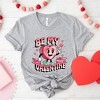 Simply Sage Market Women's Be My Valentine Cartoon Short Sleeve Graphic Tee - 2 of 4