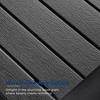 PAGED All-Weather Aluminum Outdoor Table Modern Patio Dining Table with Thick Powder Coating for Patio, Poolside, Courtyard - 2 of 4