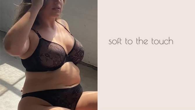 Smooth Lace T-Shirt Bra, 2 of 12, play video