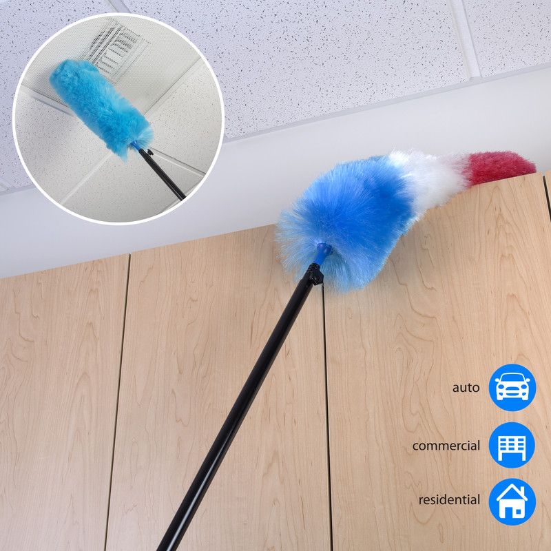 Kitchen + Home Large Static Duster - 27" Inch Electrostatic Feather Duster, 4 of 6