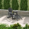WestinTrends Azura No-Tools Outdoor HDPE Patio Adirondack Chair with Patio Ottoman - 2 of 4