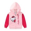 Hello Kitty Sanrio Girls Full Zip Up Hoodie For Toddler And Big Kids - Size 10 - 2 of 4