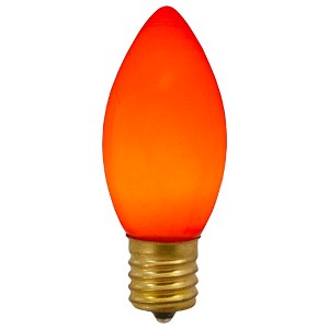 Northlight Pack of 4 Orange C9 Opaque Christmas Replacement Bulbs - 1 of 3