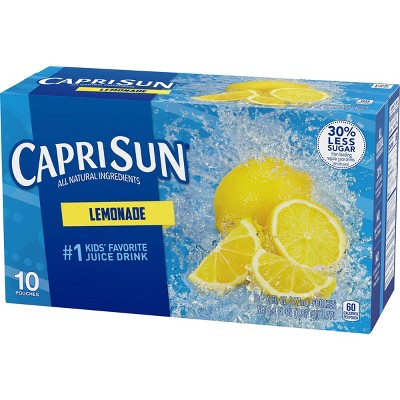 Capri Sun Lemonade Pack - 10pk/6 fl oz Pouches