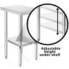 KUTLER Stainless Steel Table for Work and Prep, NSF Heavy Duty Commercial Kitchen Table for Restaurant - 4 of 4