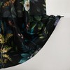 Fantasy Floral Shower Curtain Black Single 72x72 - 4 of 4