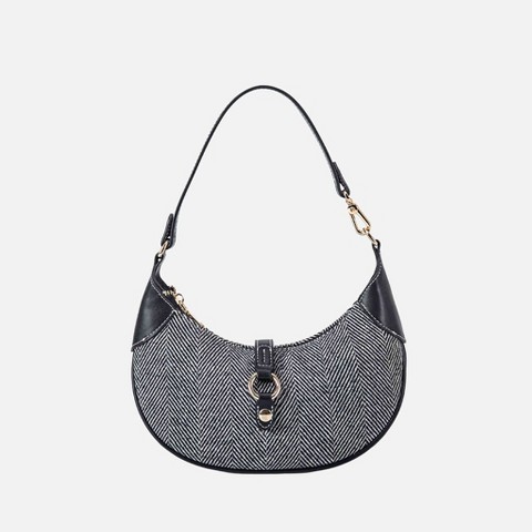 MKF Collection Mire Women’s Shoulder Half Moon Bag by Mia K - Black