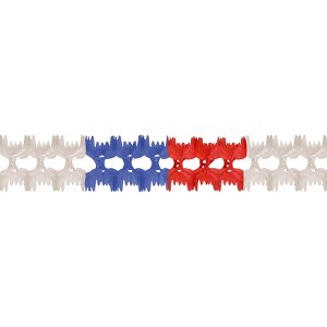 Beistle Pageant Garland, 7" x 14' 6", (2/Pkg) Multicolored - 1 of 4