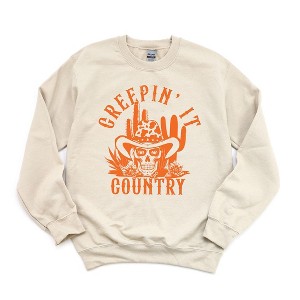 Simply Sage Market Women's Graphic Sweatshirt Creepin' It Country - 1 of 2