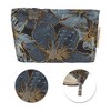 Unique Bargains Portable Embossment Flower Makeup Bag 1 Pc - 4 of 4