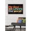 Trends International David Bowman - John 3:16 Framed Wall Poster Prints - 2 of 4