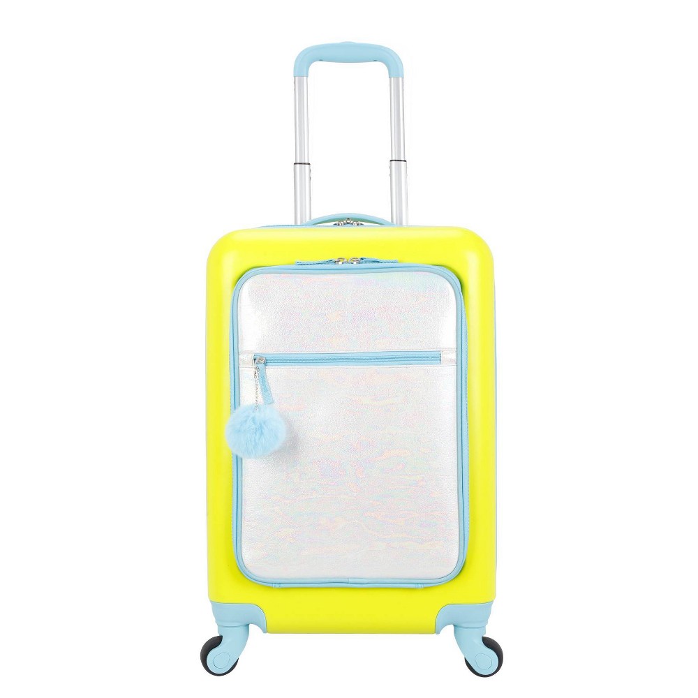 Photos - Travel Accessory Crckt Tween Hardside Carry On Spinner Suitcase - Iridescent Yellow