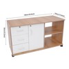 YIYIBYUS Mobile Book Cabinet, Locking File Cabinet, File Cabinets for Home Office - 4 of 4