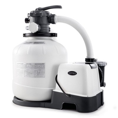 Intex Krystal Clear Saltwater System and Sand Filter Pump