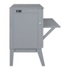 YOOCOZZ Wood Murphy Bed Cabinet with USB Charging and Movable Side Shelves - 4 of 4