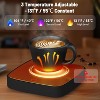 FAAYFIAN Coffee Mug Warmer for Desk with 3 Temp Settings & Auto Shutoff, Waterproof Cup Warmer Plate for Coffee, Tea & Milk - 3 of 4