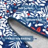 Christmas Area Rug Floral Pattern Floor Cover Washable Indoor Carpet Rug Decorative Non Slip Accent Rug for Bedroom - 3 of 4