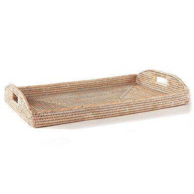 Plum & Post Burma Rattan Morning Tray 27.5"