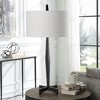 Uttermost Counteract Rust Metal Table Lamp – 34.75"H Aged Black Tapered Base with Industrial Styling - 3 of 4