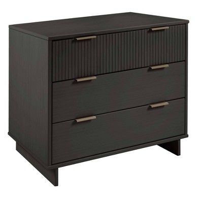 Granville Dark Grey Pinewood Vertical Dresser Set