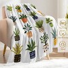 Lomsoe Christmas Decorative Throw Blanket, Flannel Winter Plant Blankets for Couch Bed Sofa, Holiday Home Decor, Xmas Festival Gifts. - 2 of 4