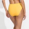 Lands' End Women's Seamed High Waisted Bikini Bottoms - 2 of 4