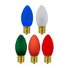 Novelty Lights Multicolor C9 LED RetroGlo Christmas Replacement Bulbs 25 Pack - 3 of 4
