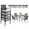 Rbied All Weather 5-Piece Wicker Outdoor Dining Set Patio Conversation Set with Cushions and 2.44" Umbrella Hole - 2 of 4